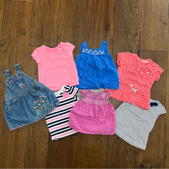 OshKosh B'gosh Other - 7-Piece 18m Girl Short Sleeve Top Bundle